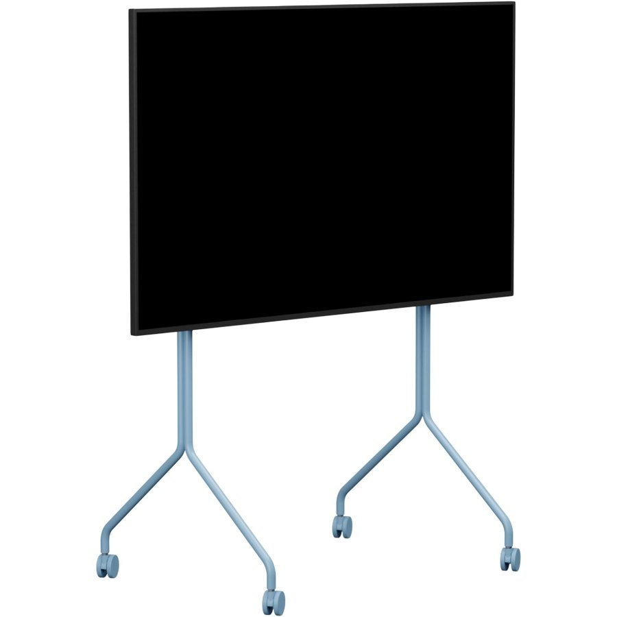 Pedestal Moon Rollin' Tall TV-St&auml;nder 121 cm, Powder Blue